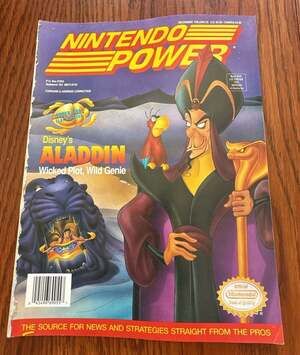 Nintendo Power Magazine Volume 55 December 1993 Disney's Aladdin (42)